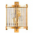 Настенный светильник Crystal Lux Tadeo AP2 Gold/Transparente