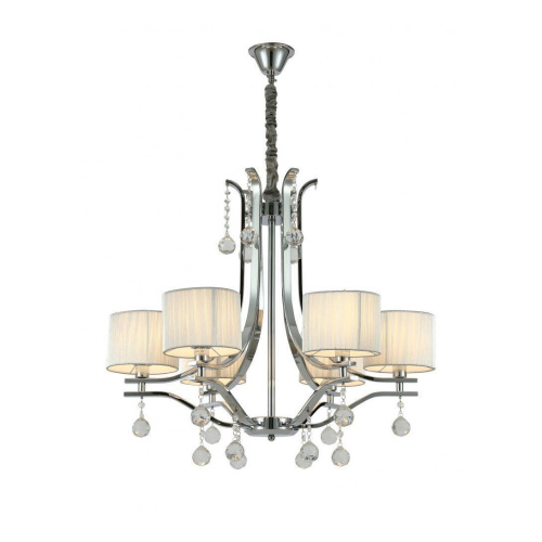 Подвесная люстра Lumina Deco Fontenea LDP 8443-6 CHR Подвесная люстра Lumina Deco Fontenea LDP 8443-6 CHR