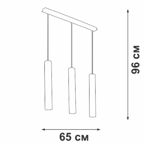 Подвесная люстра Vitaluce V4641-2/3S Подвесная люстра Vitaluce V4641-2/3S