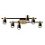 Потолочная люстра Lumien Hall Trey LH4138/6CB-BR-BK