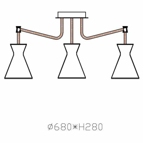 Потолочная люстра Rivoli Sospiro 3028-309 Б0038068