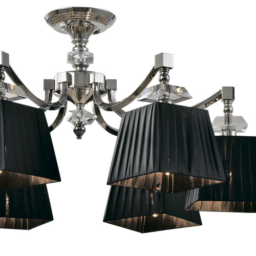 Потолочная люстра Lumien Hall Fabriano LH1055/6C-NK-BK Потолочная люстра Lumien Hall Fabriano LH1055/6C-NK-BK