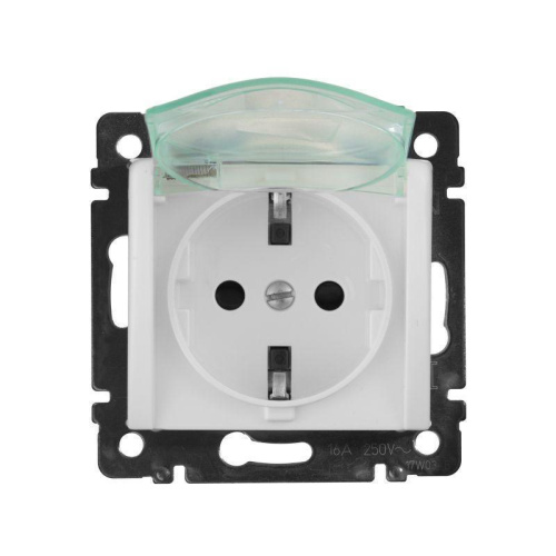 Розетка 2К+З Legrand Valena 16A 250V с/з со шторками крышкой винтовой зажим немецкий стандарт белый 774220 Розетка 2К+З Legrand Valena 16A 250V с/з со шторками крышкой винтовой зажим немецкий стандарт белый 774220