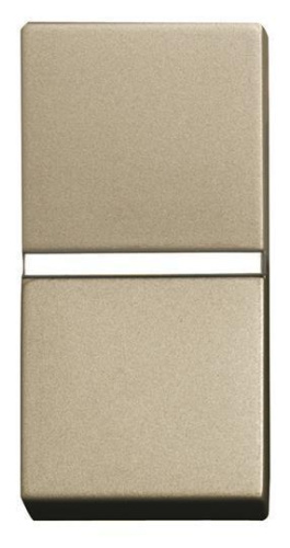 Выключатель кнопочный одноклавишный ABB Zenit 16A 250V НЗ-контакт шампань 2CLA210460N1901 Выключатель кнопочный одноклавишный ABB Zenit 16A 250V НЗ-контакт шампань 2CLA210460N1901