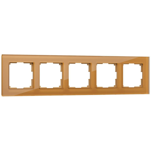 Рамка Werkel Favorit на 5 постов бронзовый WL01-Frame-05 4690389098680 Рамка Werkel Favorit на 5 постов бронзовый WL01-Frame-05 4690389098680