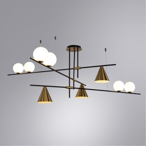 Подвесная люстра Arte Lamp Jacob A7029PL-9BK Подвесная люстра Arte Lamp Jacob A7029PL-9BK