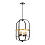 Подвесная люстра Lumina Deco Monterey LDP 1141-4 BK+MD