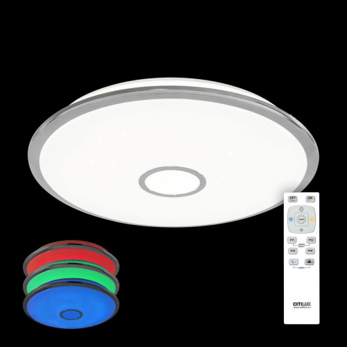 Потолочный светодиодный светильник Citilux СтарЛайт CL703100RGB Потолочный светодиодный светильник Citilux СтарЛайт CL703100RGB