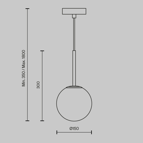 Подвесной светильник Maytoni Basic form MOD321PL-01G1 Подвесной светильник Maytoni Basic form MOD321PL-01G1