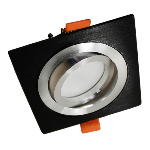 Встраиваемый светильник Lumina Deco Luka LDC 8062-JP-L90*W90 BK+SL Встраиваемый светильник Lumina Deco Luka LDC 8062-JP-L90*W90 BK+SL