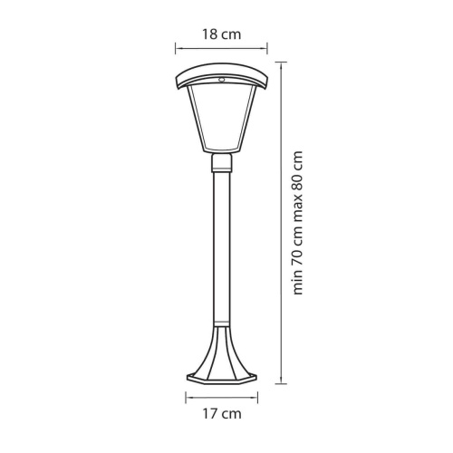 Уличный светодиодный светильник Lightstar Lampione 375770 Уличный светодиодный светильник Lightstar Lampione 375770