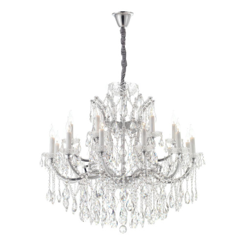 Подвесная люстра iLamp Diamond 6071-18 CR+CL Подвесная люстра iLamp Diamond 6071-18 CR+CL