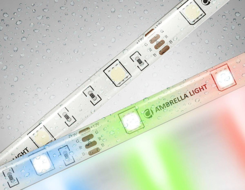 Светодиодная влагозащищенная лента Ambrella Light 7,2W/m 30LED/m 5050SMD RGB 5M GS2301 Светодиодная влагозащищенная лента Ambrella Light 7,2W/m 30LED/m 5050SMD RGB 5M GS2301