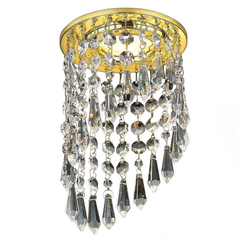 Встраиваемый светильник Ambrella light Crystal K2247 CL/G Встраиваемый светильник Ambrella light Crystal K2247 CL/G