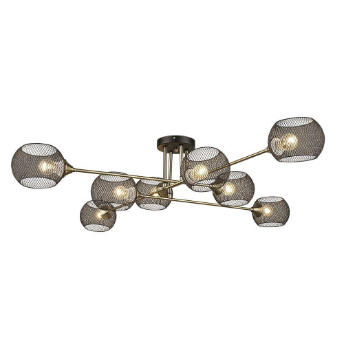 Потолочная люстра Seven Fires Stelara WD3511/8C-BK-AB-BK Потолочная люстра Seven Fires Stelara WD3511/8C-BK-AB-BK