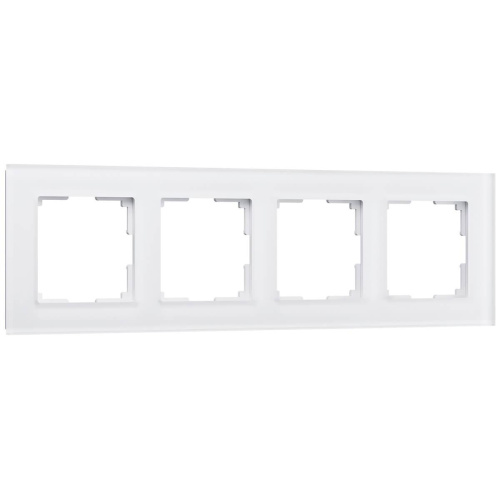 Рамка Werkel Favorit на 4 поста белый матовый WL01-Frame-04 4690389098642 Рамка Werkel Favorit на 4 поста белый матовый WL01-Frame-04 4690389098642