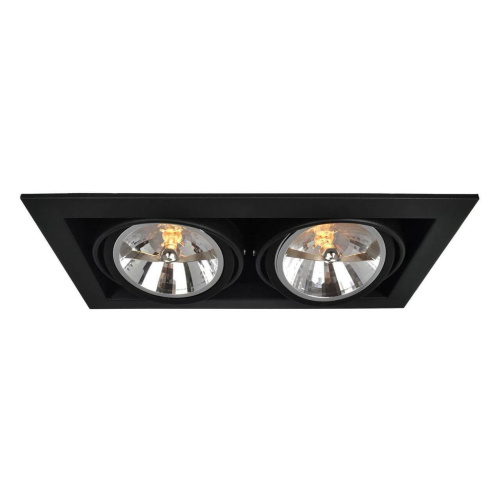 Встраиваемый светильник Arte Lamp Cardani A5935PL-2BK Встраиваемый светильник Arte Lamp Cardani A5935PL-2BK
