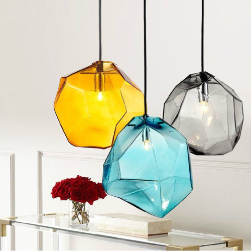 Подвесной Светильник Color Ice Cube Pendant Jevio 1 Янтарный By Imperiumloft Подвесной Светильник Color Ice Cube Pendant Jevio 1 Янтарный By Imperiumloft