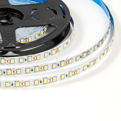 Светодиодная лента OGM 9,6W/m 120LED/m 2835SMD холодный белый 5M LSE-258 Светодиодная лента OGM 9,6W/m 120LED/m 2835SMD холодный белый 5M LSE-258