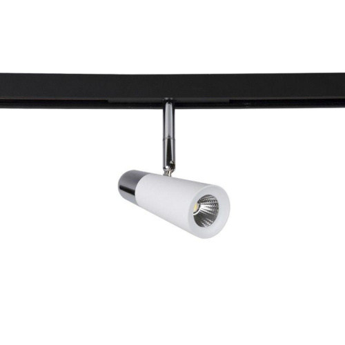 Трековый светодиодный светильник для магнитного шинопровода Crystal Lux Space CLT 0.33 006 12W WH-CH 4000K Трековый светодиодный светильник для магнитного шинопровода Crystal Lux Space CLT 0.33 006 12W WH-CH 4000K
