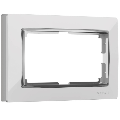 Рамка Werkel Snabb для двойной розетки белый WL03-Frame-01-DBL-white 4690389073137 Рамка Werkel Snabb для двойной розетки белый WL03-Frame-01-DBL-white 4690389073137