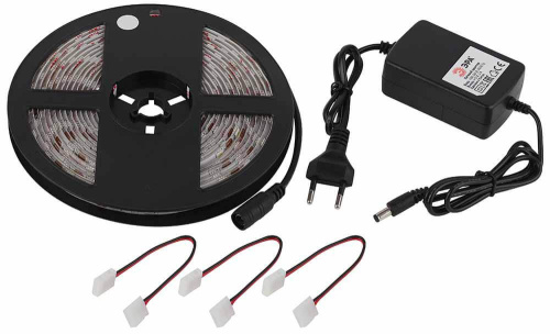Светодиодная влагозащищенная лента ЭРА 14,4W/m 60LED/m 5050SMD холодный белый 5M 5050kit-14,4-60-12-IP65-6500-5m Б0043068 Светодиодная влагозащищенная лента ЭРА 14,4W/m 60LED/m 5050SMD холодный белый 5M 5050kit-14,4-60-12-IP65-6500-5m Б0043068