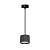 Светильник потолочный Feron Barrel HL4588 ARIA  levitation 12W, 230V, GX53, черный, на подвесе 1,7 м