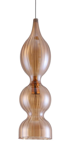 Подвесной светильник Crystal Lux Iris SP1 B Amber Подвесной светильник Crystal Lux Iris SP1 B Amber