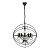 Подвесная люстра iLamp Life 8774-5 BK