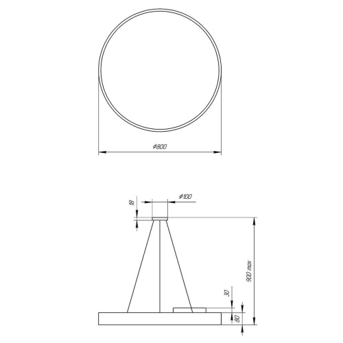 Подвесной светодиодный cветильник Geometria ЭРА Ring SPO-132-W-40K-088 88Вт 4000К белый Б0050560 Подвесной светодиодный cветильник Geometria ЭРА Ring SPO-132-W-40K-088 88Вт 4000К белый Б0050560