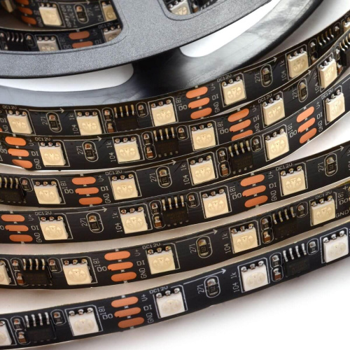 Светодиодная лента Apeyron 14,4W/m 60Led/m 5050SMD разноцветная 5M 83ЦЛ