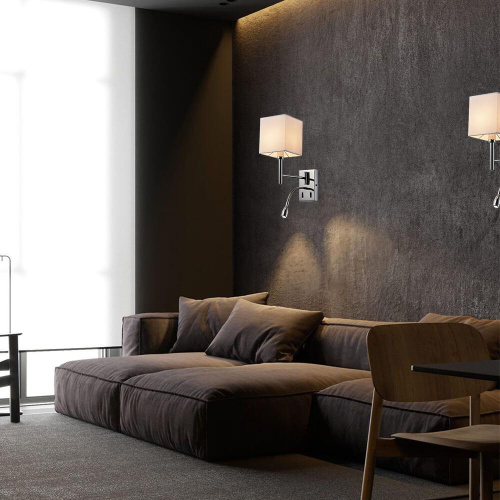 Бра Lumien Hall Torno LH1059/1W-NK-WT Бра Lumien Hall Torno LH1059/1W-NK-WT