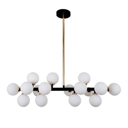 Подвесная люстра Lumina Deco Marsiada LDP 6033-16 BK+GD Подвесная люстра Lumina Deco Marsiada LDP 6033-16 BK+GD