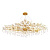 Подвесная люстра Crystal Lux REINA V2 SP12 L1500 GOLD PEARL