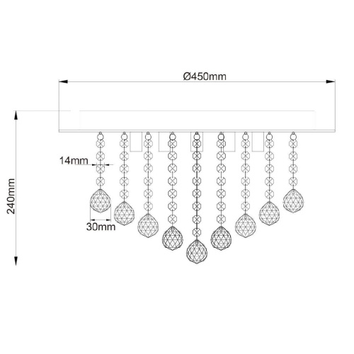 Потолочная люстра MW-Light Венеция 276014605 Потолочная люстра MW-Light Венеция 276014605