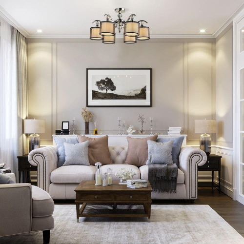 Потолочная люстра Lumien Hall Испика LH1052/6C-NK-CL Потолочная люстра Lumien Hall Испика LH1052/6C-NK-CL