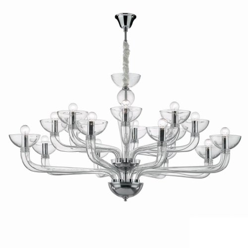 Подвесная люстра Ideal Lux Casanova SP16 Trasparente 044248 Подвесная люстра Ideal Lux Casanova SP16 Trasparente 044248
