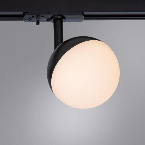 Трековый светодиодный светильник Arte Lamp Virgo A4565PL-1BK Трековый светодиодный светильник Arte Lamp Virgo A4565PL-1BK