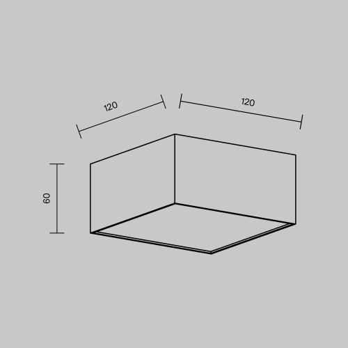 Потолочный светильник Technical C032CL-12W3K-SQ-W Потолочный светильник Technical C032CL-12W3K-SQ-W