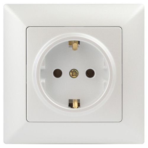Розетка ЭРА Intro Solo Schuko 2P+E 16A 250V перламутровый 4-202-06 Б0053654 Розетка ЭРА Intro Solo Schuko 2P+E 16A 250V перламутровый 4-202-06 Б0053654