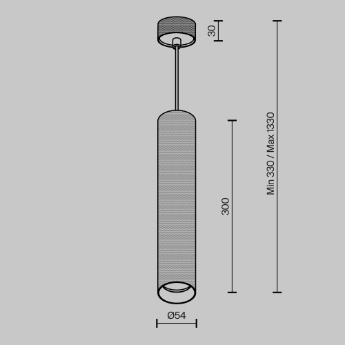 Подвесной светильник Technical P082PL-GU10-MG Подвесной светильник Technical P082PL-GU10-MG