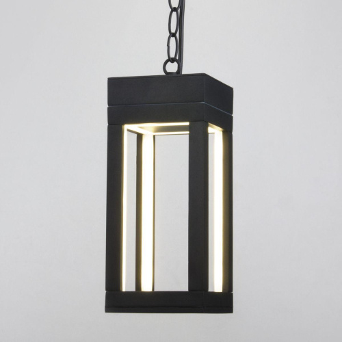 Уличный подвесной светодиодный светильник Elektrostandard Frame 1528 Techno Led черный a051857 Уличный подвесной светодиодный светильник Elektrostandard Frame 1528 Techno Led черный a051857