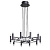Подвесная светодиодная люстра Arte Lamp Empire A2482SP-20BK