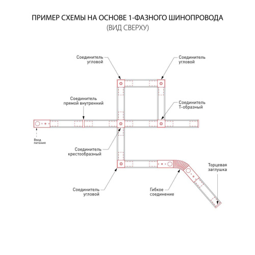 Шинопровод Elektrostandard Track Rail SL Surface TRL-1-1-200-CH a050061 Шинопровод Elektrostandard Track Rail SL Surface TRL-1-1-200-CH a050061