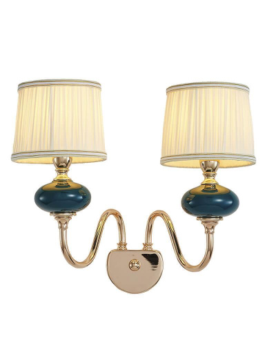 Бра Lumien Hall Макей 1031/2W-GD-DGN-WT Бра Lumien Hall Макей 1031/2W-GD-DGN-WT