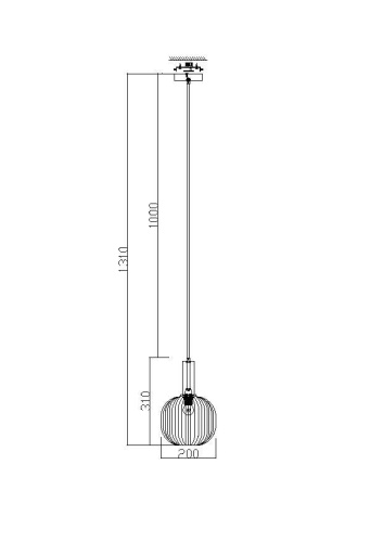 Подвесной светильник Freya Zelma FR8012PL-01BS Подвесной светильник Freya Zelma FR8012PL-01BS