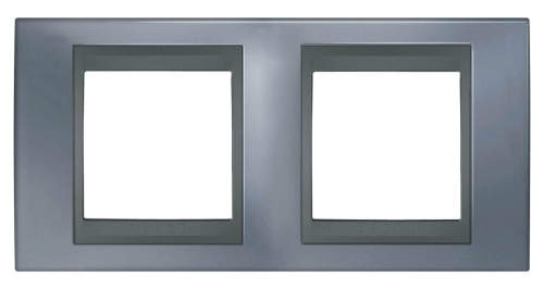 Рамка 2-постовая Schneider Electric Unica Top MGU66.004.297 Рамка 2-постовая Schneider Electric Unica Top MGU66.004.297