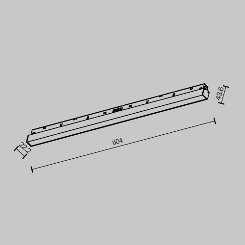 Трековый светильник Technical TR030-2-24W2.7K-B Трековый светильник Technical TR030-2-24W2.7K-B