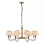 Подвесная люстра iLamp Amber YT2043-8 GD+Coffee