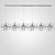 Люстра Tezani Argent Suspension Linear 6L 210 By Imperiumloft